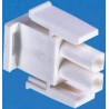 TE Connectivity Universal MATE-N-LOK Male Connector Housing 6.35 mm Pitch 2 Way 1 Row Straight 1703061-1