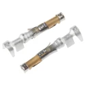 TE Connectivity Type III Series Female Crimp Terminal, 18 AWG Min Crimp, 14 AWG Max 66601-2
