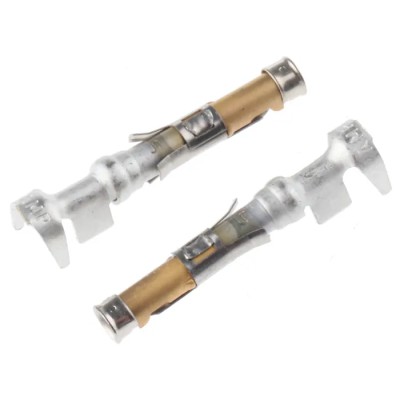 TE Connectivity Type III Series Female Crimp Terminal, 18 AWG Min Crimp, 14 AWG Max 66601-2