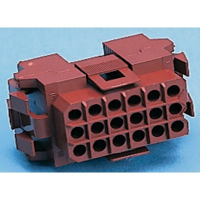 TE Connectivity Metrimate Male Connector Housing, 6 Way, 1 Row Straight, 5 mm Pitch 207377-1