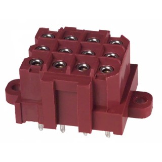 TE Connectivity Metrimate Series Straight Through Hole PCB Socket, 12-Contact, 3 Row, 5 mm Pitch, 600V, 14A 207528-9