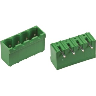 TE Connectivity Buchanan Series Pluggable Terminal Block, 4-Contact, 5.08 mm Pitch, 300V, 15A, Female Connector 796638-4