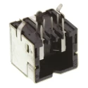 TE Connectivity Mini DIN 6 Pole Right Angle Miniature DIN Socket 1A 30V ac Keyed Through Hole Female 5749180-1