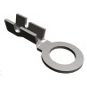 TE Connectivity Uninsulated Ring Terminal M2.5 Stud Size, 26 AWG to 22 AWG Wire Size, Grey 42547-2