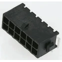 TE Connectivity Micro MATE-N-LOK Series Right Angle Surface PCB Header 6 Contacts 3 mm Pitch 2 Row Shrouded 3-794627-6