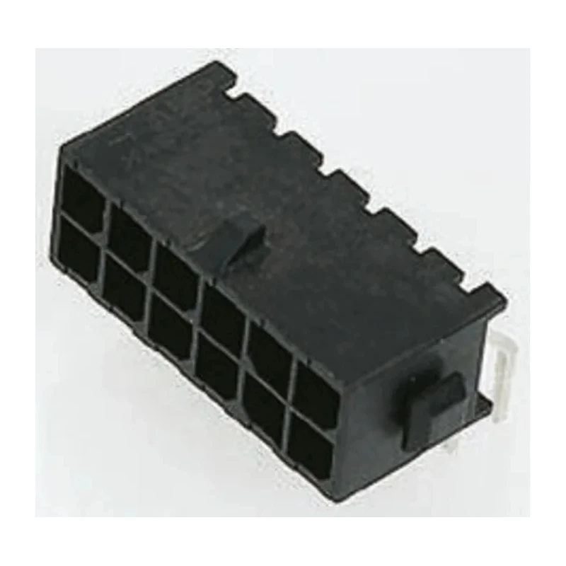 TE Connectivity Micro MATE-N-LOK Series Right Angle Surface PCB Header 6 Contacts 3 mm Pitch 2 Row Shrouded 3-794627-6