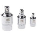 RS PRO 1/2 in, 1/4 in, 3/8 in Square Adapter Socket Set Chrome Molybdenum Steel 710-0659
