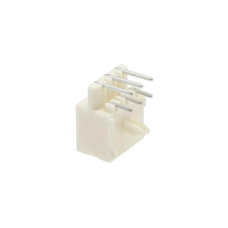 TE Connectivity Mini-Universal MATE-N-LOK Series Right Angle Through Hole PCB Header 6 Contacts 4.14 mm Pitch 1-770969-1