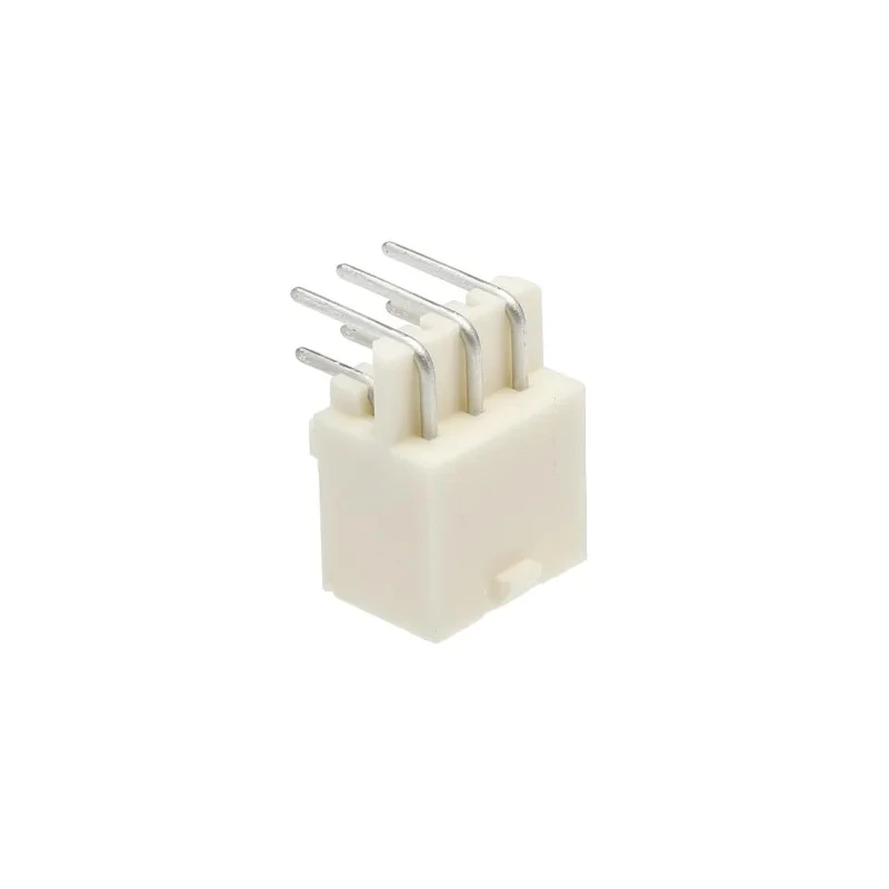 TE Connectivity Mini-Universal MATE-N-LOK Series Right Angle Through Hole PCB Header 6 Contacts 4.14 mm Pitch 1-770969-1