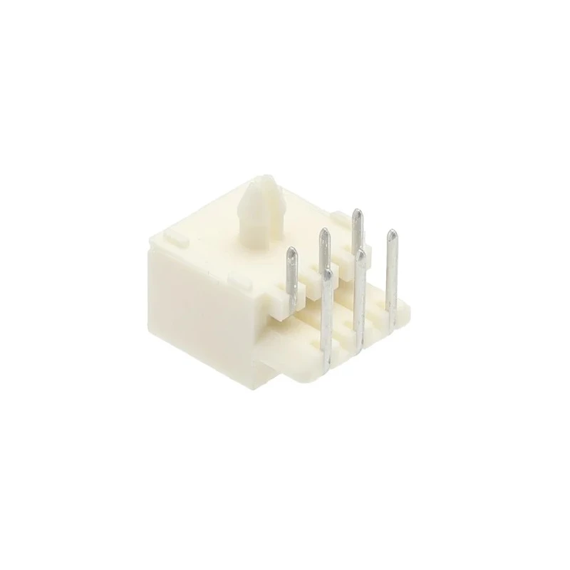TE Connectivity Mini-Universal MATE-N-LOK Series Right Angle Through Hole PCB Header 6 Contacts 4.14 mm Pitch 1-770969-1