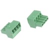 TE Connectivity Buchanan Series 3.5 mm Pitch 4-Contact 1 Row Right Angle Pluggable Terminal Block 284506-4