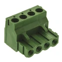 TE Connectivity Buchanan Series 4-Contact 5.08 mm Pitch 1 Row Pluggable Terminal Block 282807-4