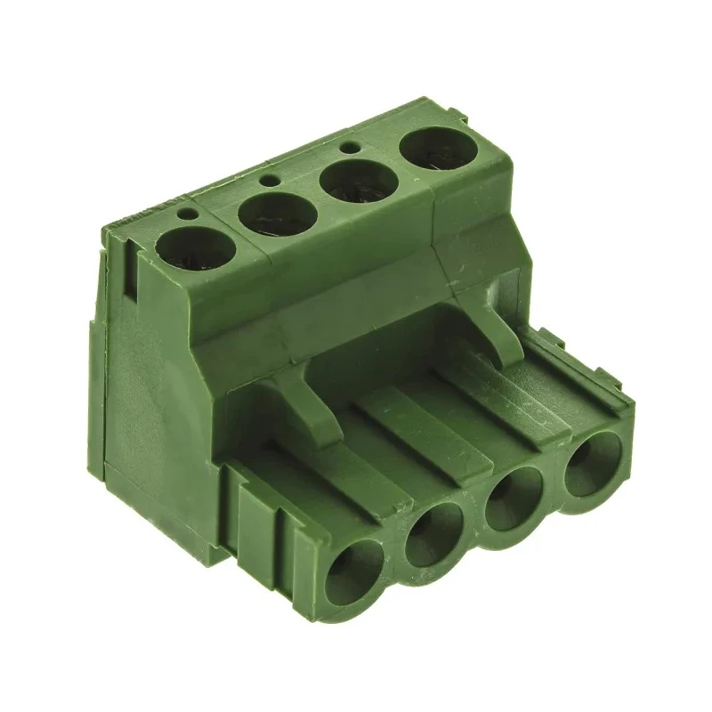 TE Connectivity Buchanan Series 4-Contact 5.08 mm Pitch 1 Row Pluggable Terminal Block 282807-4