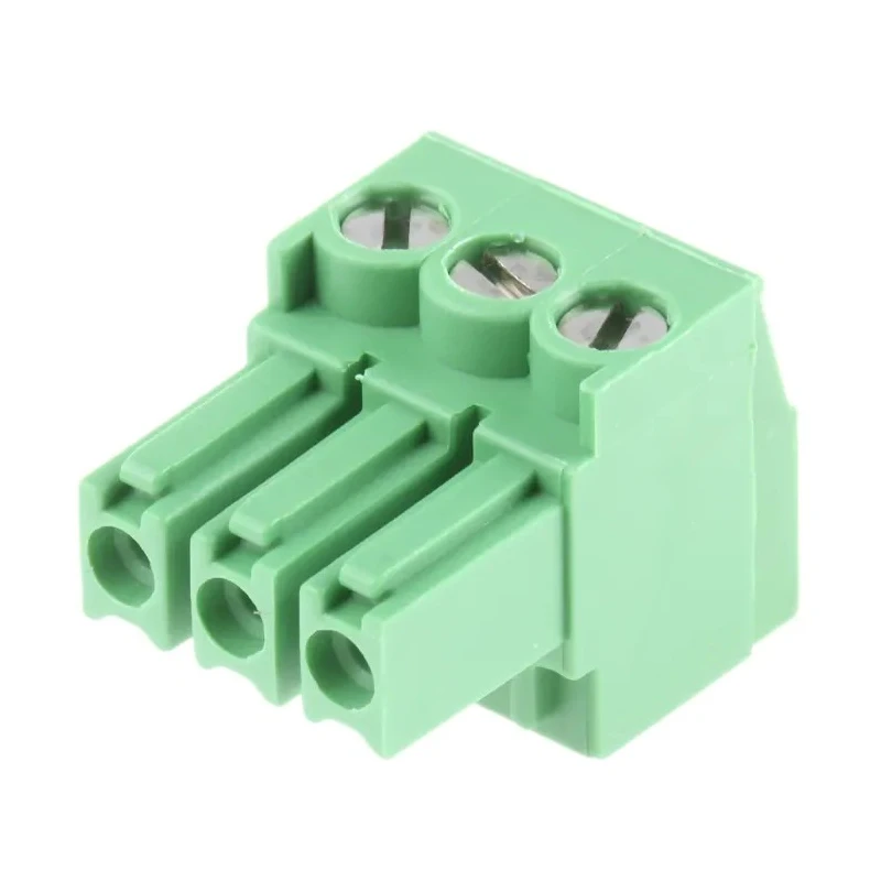 TE Connectivity Buchanan Series Pluggable Terminal Block 3-Contact 3.5 mm Pitch 1 Row 300V AC 11A 284506-3