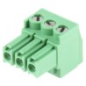 TE Connectivity Buchanan Series Pluggable Terminal Block 3-Contact 3.5 mm Pitch 1 Row 300V AC 11A 284506-3