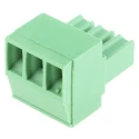 TE Connectivity Buchanan Series Pluggable Terminal Block 3-Contact 3.5 mm Pitch 1 Row 300V AC 11A 284506-3