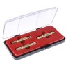 RS PRO 3 Piece Steel Screw Extractor Set with Plastic Case, 1/4-inch Hex Shank, Bronze-Plated Finish 710-0630