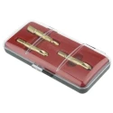RS PRO 3 Piece Steel Screw Extractor Set with Plastic Case, 1/4-inch Hex Shank, Bronze-Plated Finish 710-0630