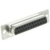 Amphenol Communications Solutions SD 25 Way Straight Panel Mount Female D-Sub Connector 250V 5A L77SDB25S