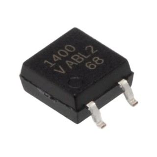 Vishay VO1400AEF Series Solid State Relay, 0.1 A Load Current, 60 V Load Voltage, Surface Mount SOP-4 Package VO1400AEFTR