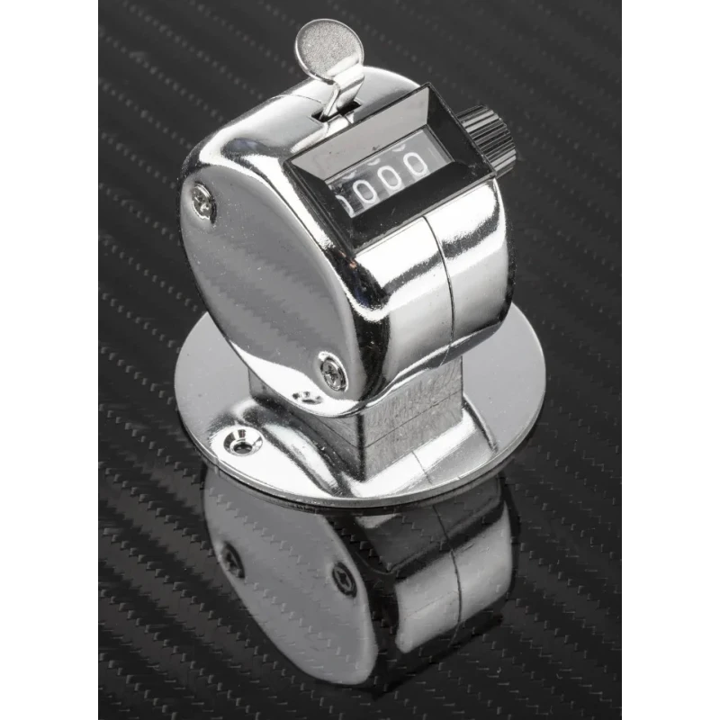 RS PRO 4 Digit Mechanical Counter 4mm Digit Height Manual Reset Method 65x30.5x53mm 710-5216