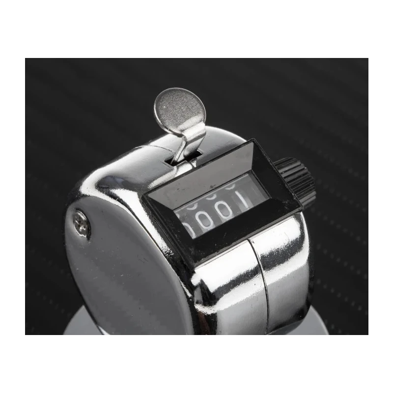 RS PRO 4 Digit Mechanical Counter 4mm Digit Height Manual Reset Method 65x30.5x53mm 710-5216