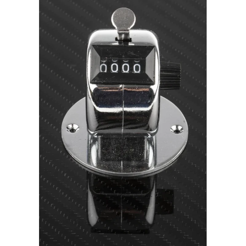 RS PRO 4 Digit Mechanical Counter 4mm Digit Height Manual Reset Method 65x30.5x53mm 710-5216