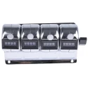 RS PRO Four Digit Mechanical Manual Reset Counter 4mm Digit Height 710-5225