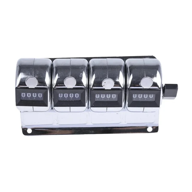 RS PRO Four Digit Mechanical Manual Reset Counter 4mm Digit Height 710-5225