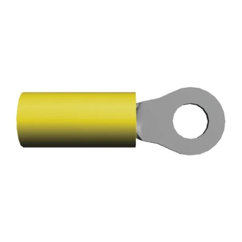 TE Connectivity PIDG Insulated Ring Terminal Yellow M3.5 Stud Size 12 AWG to 10 AWG Wire Size 320567