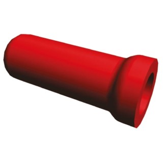 TE Connectivity Spare Wire Cap Splice Connector, Red, Insulated, Copper with Tin Plating, Series 324, Overall Length 324485