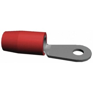 TE Connectivity PIDG Insulated Ring Terminal M2 Stud Size 22 AWG to 16 AWG Nylon Insulation Red 324158