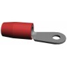 TE Connectivity PIDG Insulated Ring Terminal M2 Stud Size 22 AWG to 16 AWG Nylon Insulation Red 324158
