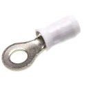TE Connectivity PIDG STRATO-THERM Insulated Ring Terminal M4 Stud Size 14 AWG Wire White 50840