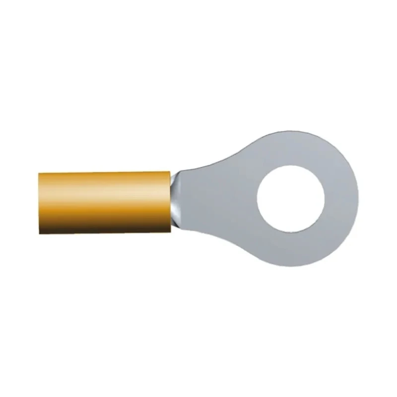 TE Connectivity DG STRATO-THERM Insulated Ring Terminal M5 Stud Size 16 AWG 14 AWG Wire Size 322338