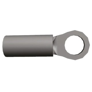 TE Connectivity DG STRATO-THERM Uninsulated Ring Terminal, M3.5 Stud Size, 22 AWG to 16 AWG Wire Size, Nickel Plated 323151
