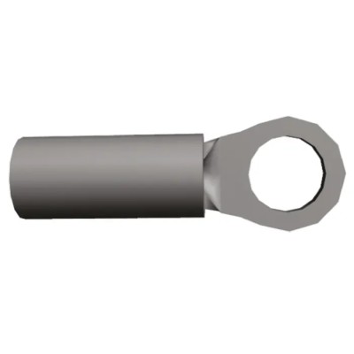 TE Connectivity DG STRATO-THERM Uninsulated Ring Terminal, M3.5 Stud Size, 22 AWG to 16 AWG Wire Size, Nickel Plated 323151