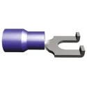 TE Connectivity PIDG Insulated Fork Terminal 16 AWG to 14 AWG M3.5 Stud Size Nylon Blue 320861