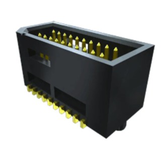 Samtec TEMS Series Straight PCB Socket 50-Contact 2 Row 0.8 mm Pitch Surface Mount TEMS-125-02-03.0-G-D-K-TR