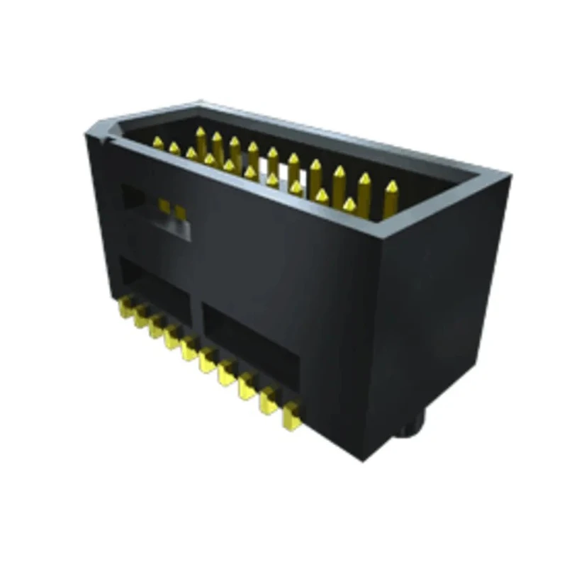 Samtec TEMS Series Straight PCB Socket 50-Contact 2 Row 0.8 mm Pitch Surface Mount TEMS-125-02-03.0-G-D-K-TR