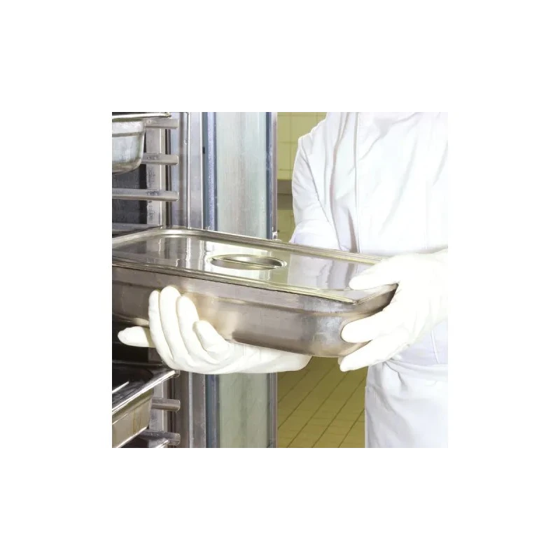 Mapa White Nitrile Coated Heat Resistant Work Gloves Size 9 TEMP COOK 476