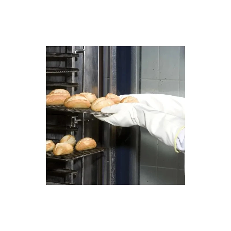 Mapa White Nitrile Coated Heat Resistant Work Gloves Size 9 TEMP COOK 476
