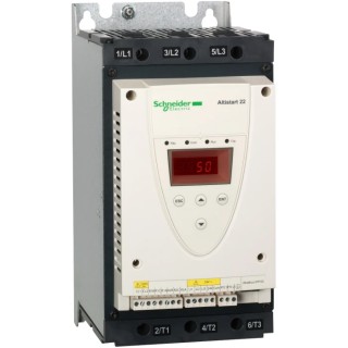 Schneider Electric 3 Phase Soft Starter 37 kW, Surface Mount, IP20 ATS22D75Q