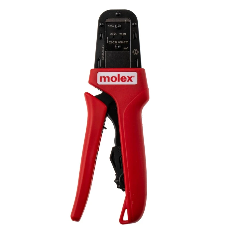 Molex PremiumGrade Ratcheting Hand Crimp Tool for Mini-Fit Jr Crimp Terminals Hand Operation Length 207.13m 63819-1000