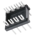 Aries Electronics Through Hole Mount DIL Header 8 Way, 2.54 mm Pitch, Brass Contacts Tin over Nickel Plating 08-600-10