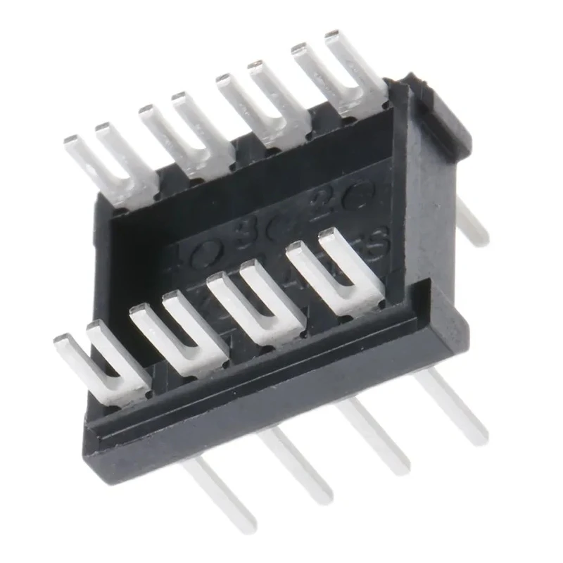 Aries Electronics Through Hole Mount DIL Header 8 Way, 2.54 mm Pitch, Brass Contacts Tin over Nickel Plating 08-600-10