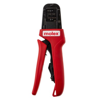 Molex PremiumGrade Ratcheting Hand Crimp Tool 30 to 24 AWG, Hand Operation, RoHS IPC/WHMA A-620 Class 2 63819-0500