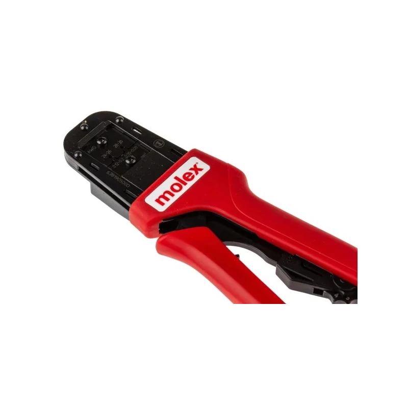 Molex PremiumGrade Ratcheting Hand Crimp Tool 30 to 24 AWG, Hand Operation, RoHS IPC/WHMA A-620 Class 2 63819-0500