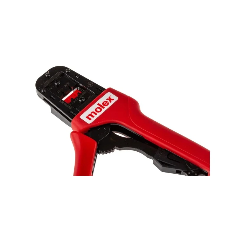 Molex PremiumGrade Ratcheting Hand Crimp Tool 30 to 24 AWG, Hand Operation, RoHS IPC/WHMA A-620 Class 2 63819-0500