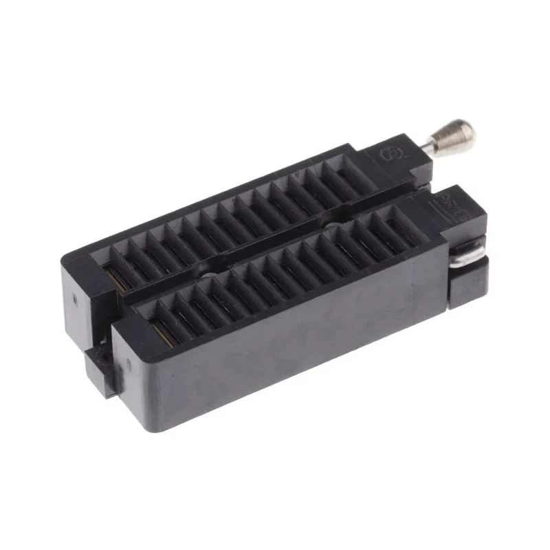Aries Electronics 2.54 mm Pitch 28 Way DIP Through Hole Test IC Socket 28-6554-11